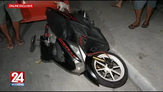 Rider ng motorsiklo, tumilapon | 24 Oras Weekend