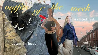 another outfits of the week ✭ autumn in leeds & vinted haul