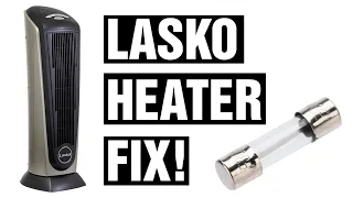 Dead Lasko Ceramic Tower Heater Given a Second Chance