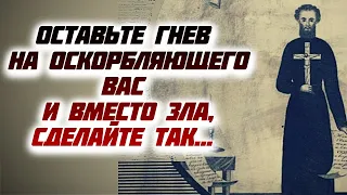 Не Гневайтесь на оскорбляющего вас и вместо Зла сделайте так...и тогда святой Ангел вас утешит!