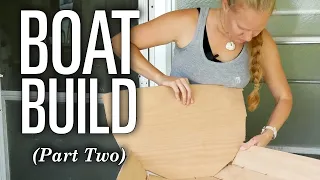 Emily Builds a Sailboat - STITCH THE PLANKS - CLC Eastport Nesting Pram (Ep 2)
