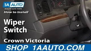 How to Replace Combination Switch 03-11 Ford Crown Victoria