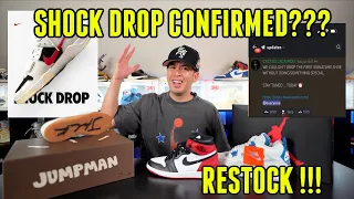 SHOCK DROP CONFIRMED ?? MORE RESTOCKS ON THE WAY !!!