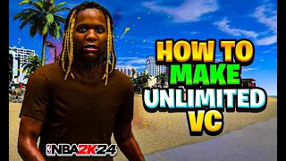 HOW TO MAKE UNLIMITED VC ON NBA 2K24 NO MONEY SPENT!! EASY AND FAST VC METHODS!!