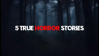 5 True Horror Stories | Rain Sounds