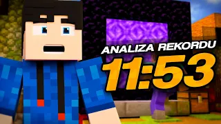 Jak REKORD ŚWIATA został POBITY w niespodziewany sposób - Minecraft Speedrun Analiza