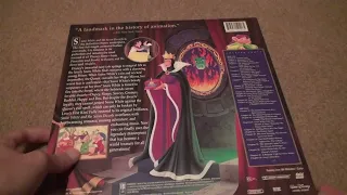 Snow White And The Seven Dwarfs Laser Disc Unboxing