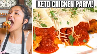 KETO CHICKEN PARMESAN! How to Make the BEST Keto Chicken Parm Recipe