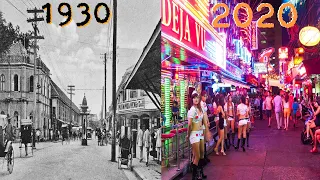 Evolution of Bangkok (Thailand) 1920 - 2020