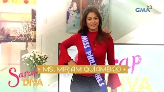 Sarap Diva Teaser: Miss Universe-style morning with Miriam Quiambao