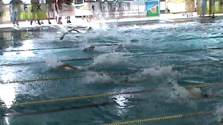 THOMAS CECCON Esordienti A 2 anno ( 13 years old)  50 freestyle 27.35 (lane 5)