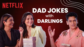 Dad Jokes With Our Darlings 😝 | Alia Bhatt, Vijay Varma, Shefali Shah | Netflix India #Shorts