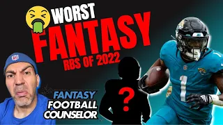 Fantasy Football RBs 2022 -  The Worst Busts