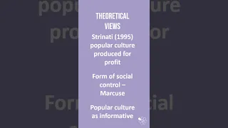 Popular Culture | 60 Second Sociology (GCSE Sociological Theory)