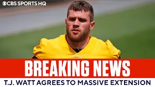 T.J. Watt agrees to HUGE extension, will be NFL's highest-paid defender | CBS Sports HQ