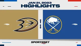 NHL Highlights | Ducks vs. Sabres - January 21, 2023