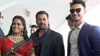 Salman Khan Attend At Sister Arpita Khan Wedding Reception In Mandi