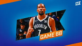 Kevin Durant Drops 53 Points On Them Bums Heads | Brooklyn Nets vs Knicks [3/13/22]