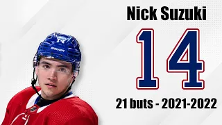 Nick Suzuki #14 - Tous ses 21 buts - Saison 2021-2022