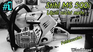 Stihl MS 500i springt nicht mehr an!! Fehlversuche und zerlegen der Säge Angeblich Lagerschaden🤷‍♂️