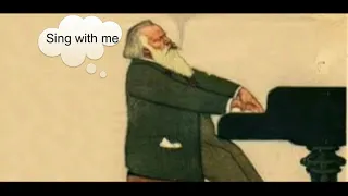 Sing with me - J. Brahms - Sapphische Ode (low voice)