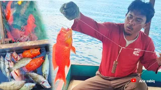 AWALNYA MANCING  MENGELILINGI  KARANG, PAS BERJANGKAR MEMANG TAKJUB STRIKE TERUS