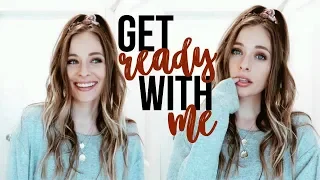 Get Ready With Me (makeup, hair, outfits) | VALENTINES DAY