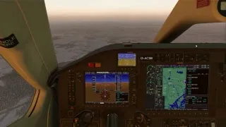 X-Plane Fly-In LOWK-ESSA, TBM 900