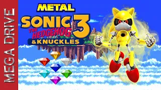 METAL SONIC 3 & KNUCKLES | O PODEROSO HYPER METAL SONIC | GAMEPLAY COMPLETA AO VIVO!