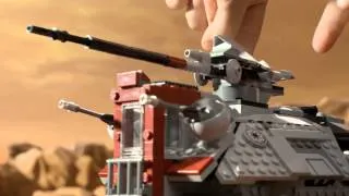 Star Wars - Clone Wars - AT-TE - TV Toy Commercial - TV Spot - TV Ad - LEGO - 2013