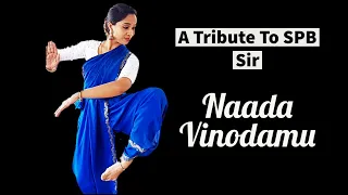 A Tribute To SPB Sir | Sagara Sangamam | Naada vinodam | Classical Dance | Anjali Padmakumar
