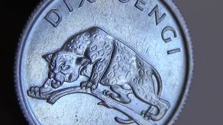 Coin D.R CONGO 1967 (Leopard)/Монета Д.Р КОНГО 1967 год (Леопард)