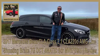 2017 Mercedes Benz CLA Class 2 1 CLA220d AMG Line Shooting Brake 5dr MV67CBU | Review And Test Drive