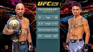 UFC 276: Volkanovski vs. Holloway Full Fight