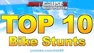 Top 10 Bike Stunts - Just Cause 2 Multiplayer