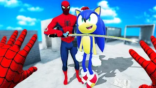 We Tortured Sonic in the WORST ways possible... (Bonelab Mods)