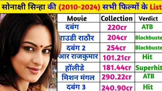 Sonakshi sinha all movies list with box office collection and budget || All Movie List