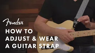 How To Wear a Guitar Strap | Fender