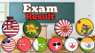 Countries Exam Results 😂😂 | #countryballs #geography #mapping #funny