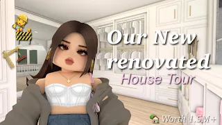 Our New Renovated 100% Completed House Tour!|Bloxburg Roblox Family Roleplay|w/voices