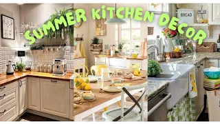 summer cottage kitchen decoration ideas||summer kitchen degine ideas#kitchen #summer #homedecor