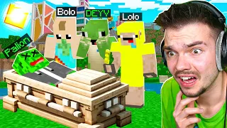 UDAJE ŻE NIE ŻYJE PRANK przed PRZYJACIÓŁMI w Minecraft!