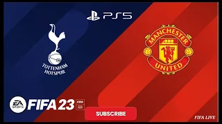 Tottenham vs Manchester United | Premier League 2022-23 | Fifa 23 | PS5 | 4K