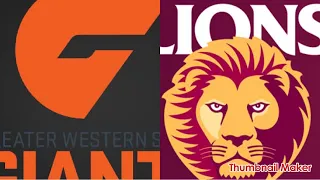 Round 18, 2021; GWS Giants Vs Brisbane Lions - AFL Evolution 2