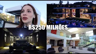 visitei uma casa de R$250 MILHOES 😭