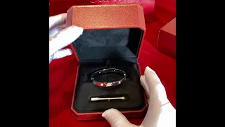 Unboxing Video | Cartier Love Bracelet, 4 Diamonds White Gold