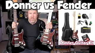 Donner DST - 152 Strat Style Guitar Kit - How Does It STACK UP against a Fender Stratocaster?