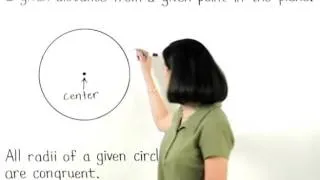 Definition of a Circle | Radius of a Circle | MathHelp.com