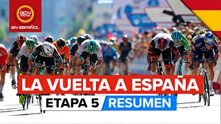 La Vuelta a España 2021 Resumen Etapa 5 | Caídas, Sprints Y Nuevo Líder