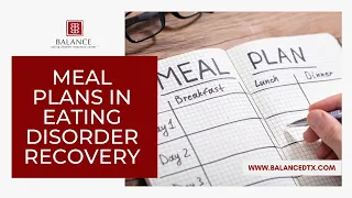 Meal Planning in Eating Disorder Recovery